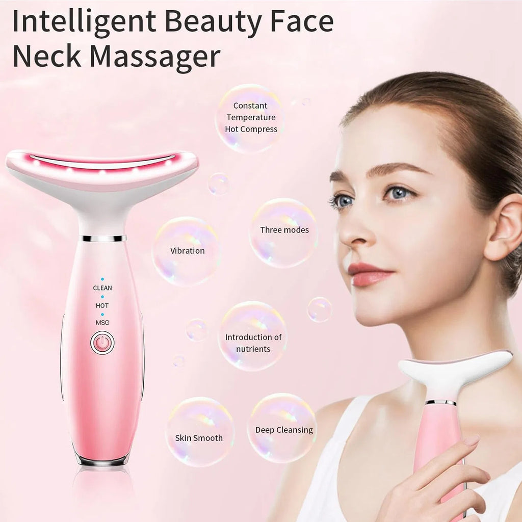 3-in-1 Heated Facial & Neck Massager