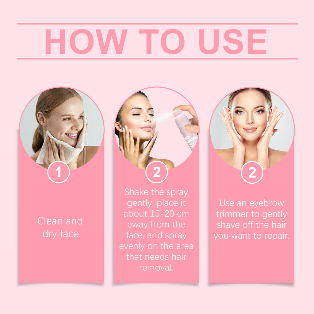 Gentle Facial Hair Removal Spray