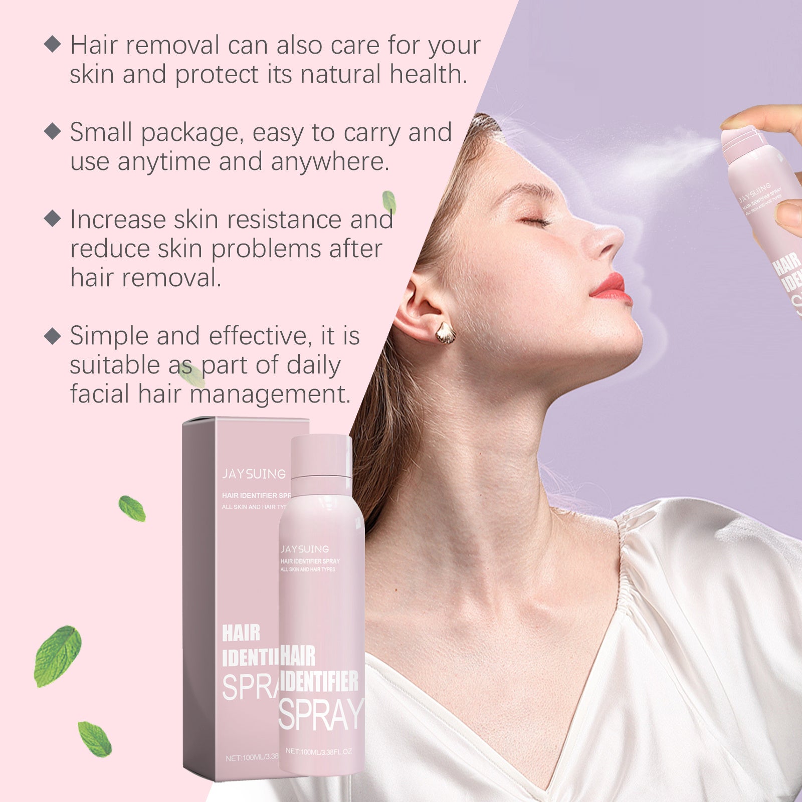 Gentle Facial Hair Removal Spray