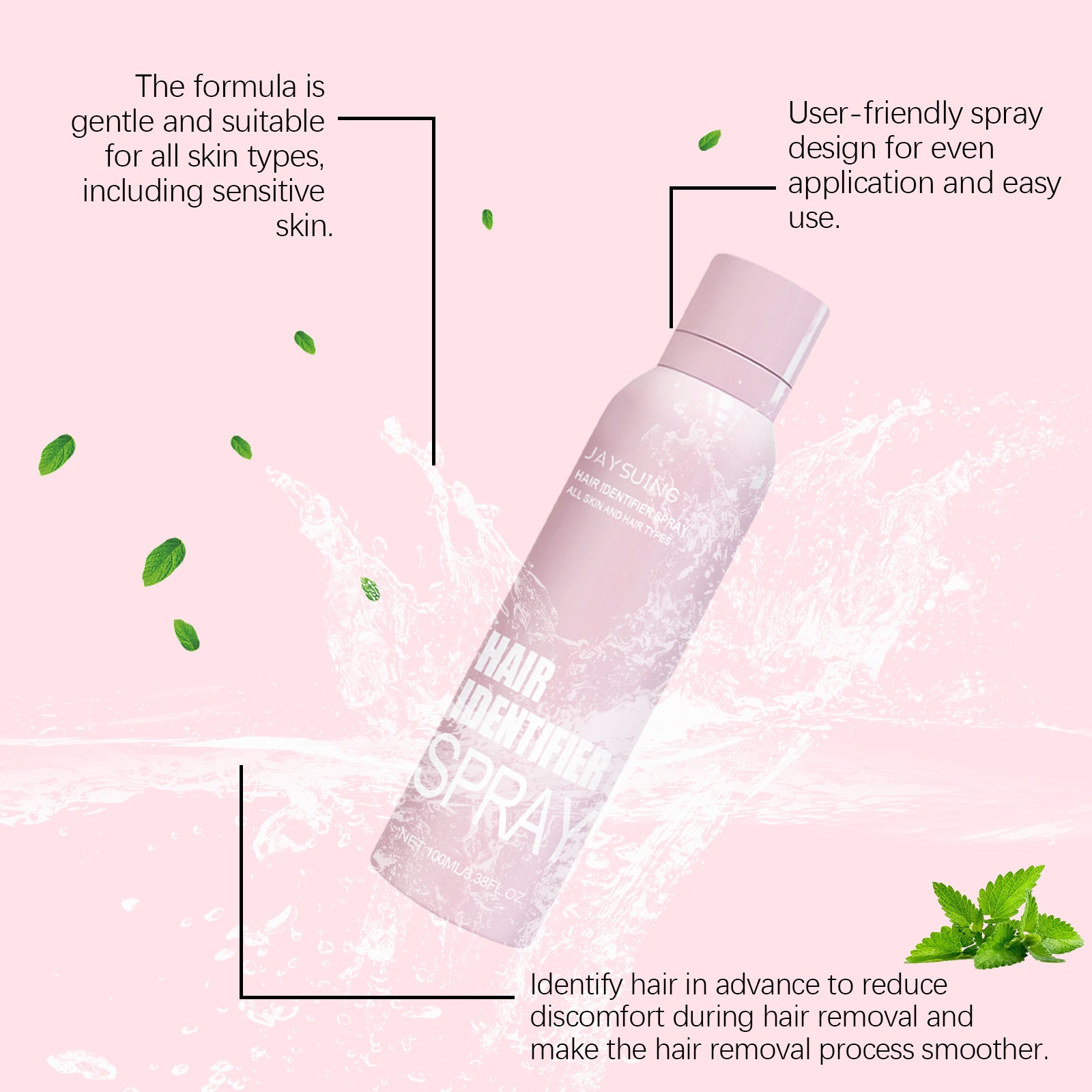 Gentle Facial Hair Removal Spray