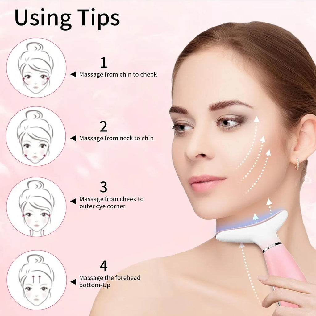 3-in-1 Heated Facial & Neck Massager